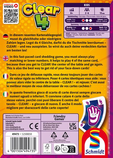 Inhalt des Produkts - Clear 4