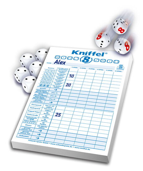 Inhalt des Produkts - Kniffel® 8