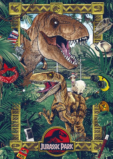 Motiv des Produkts - Jurassic Park, Die Ära der Dinosaurier