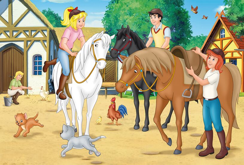 Ein weiteres Bild zum Produkt - Bibi&Tina, Puzzle-Box im Metallkoffer