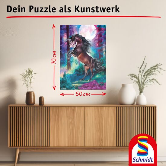 Another image of the product - Unicorn in full moon, 1000 pcs