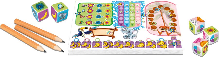 Contenu du produit - Très Futé ! Kids 2 – Jungle Party