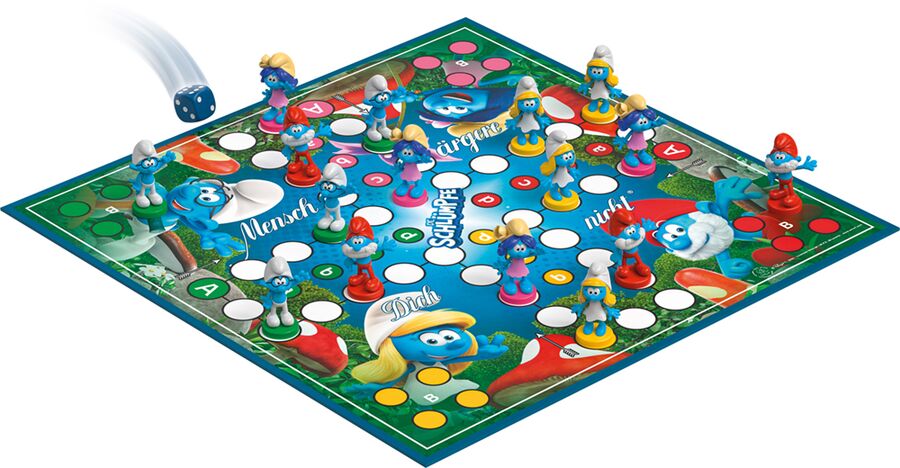 Inhalt des Produkts - Mensch ärgere Dich nicht® – Die Schlümpfe