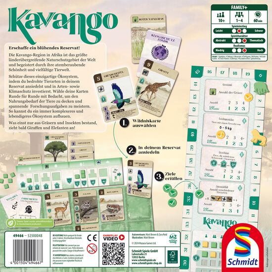 Inhalt des Produkts - Kavango