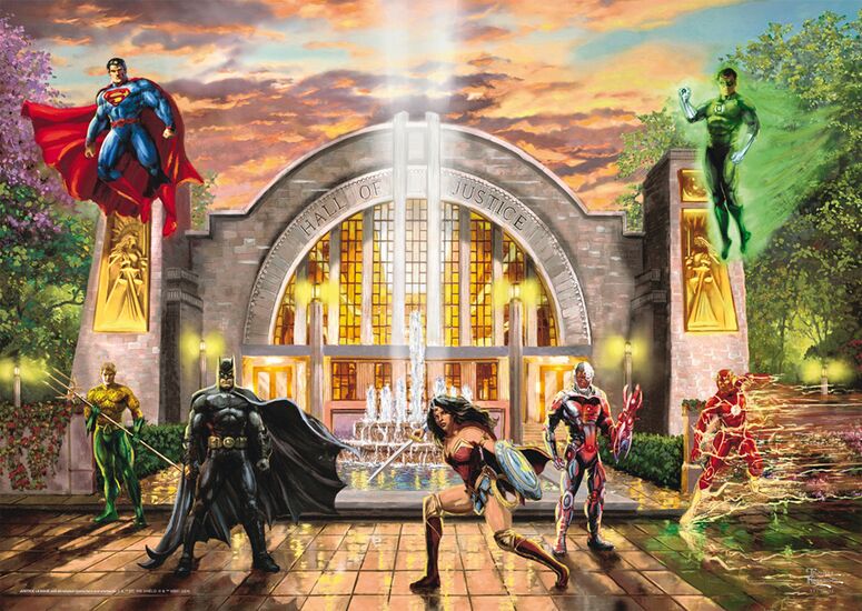 Motiv des Produkts - Hall of Justice