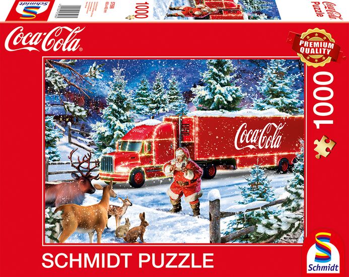 Product packshot - Coca Cola Christmas Truck, 1000 pcs