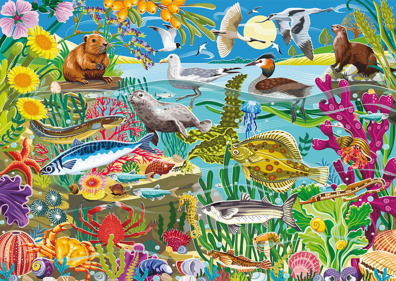 Product motif - Coastal world, 1000 pcs