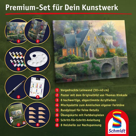 Ein weiteres Bild zum Produkt - My ArtNOBLE - Thomas Kinkade - Lamplight Manor