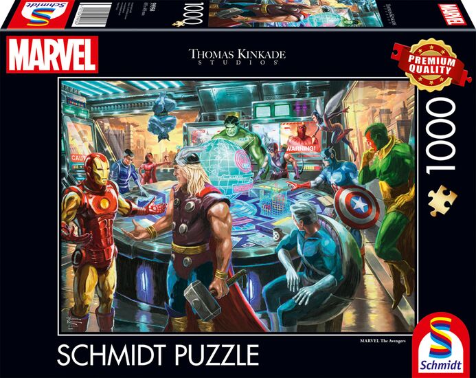 Photo du produit - MARVEL The Avengers, 1000 pcs