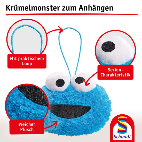 Ein weiteres Bild zum Produkt - Krümelmonster, 7 cm, Anhänger