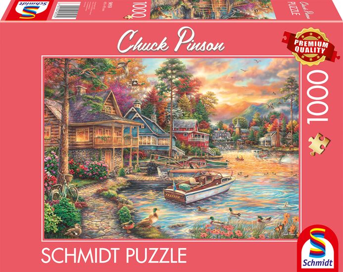 Photo du produit - Rive dorée au crépuscule, 1000 pcs