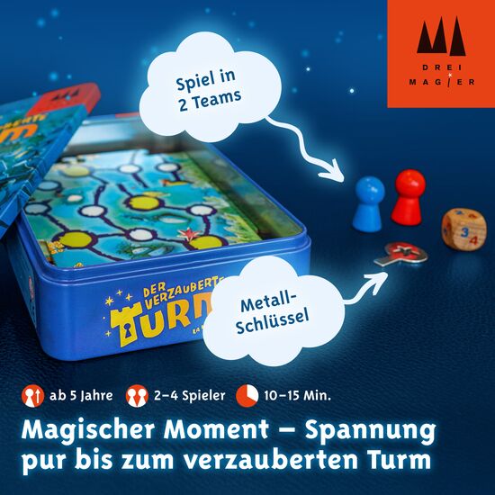 Another image of the product - The Enchanted Tower - tin box