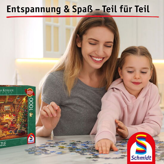 Another image of the product - Santa Checking His List, 1000 pcs