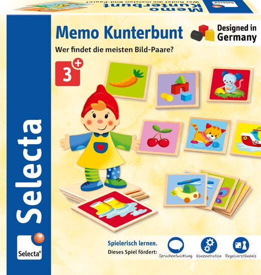 Packshot des Produkts - Memo Kunterbunt