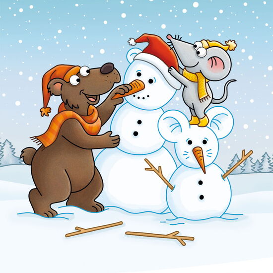 Ein weiteres Bild zum Produkt - Weihnachtskugeln mit Kinderpuzzles, 36, 64 und 100 Teile, sortiert, 6x4 Stück im Display