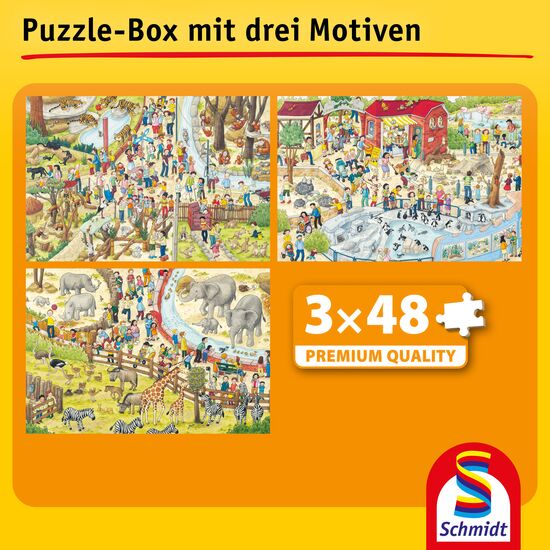 Contents of the product - Fun at the zoo, 48 pcs