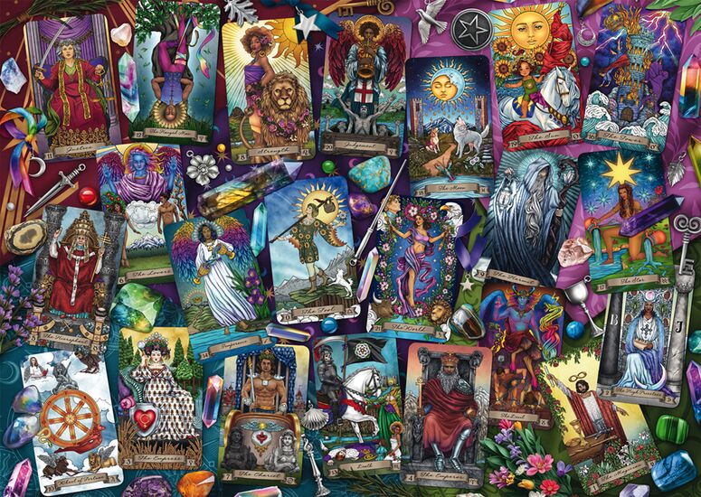 Motif du produit - Cartes de tarot mystérieuses, 1000 pcs