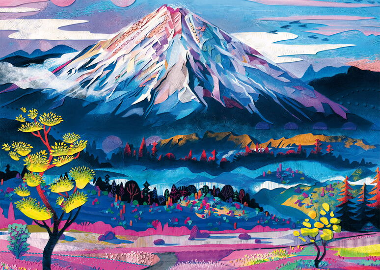 Product motif - The calm of the mountain, 1000 pcs