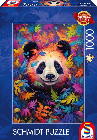 Product packshot - Panda in a rainbow-coloured forest, 1000 pcs