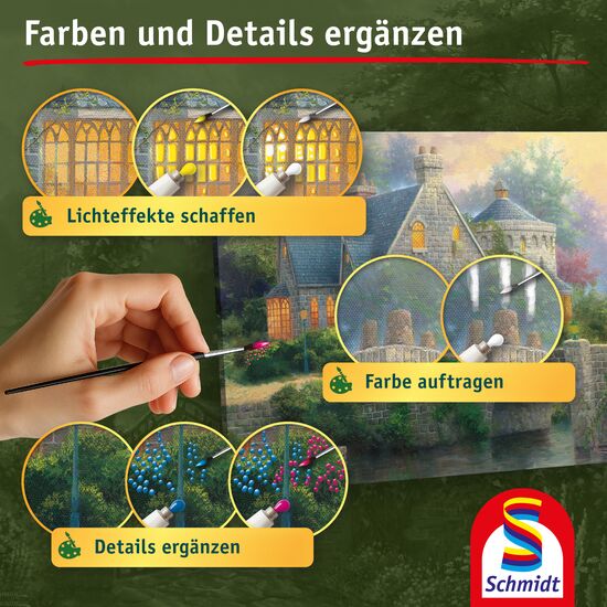 Inhalt des Produkts - My ArtNOBLE - Thomas Kinkade - Lamplight Manor