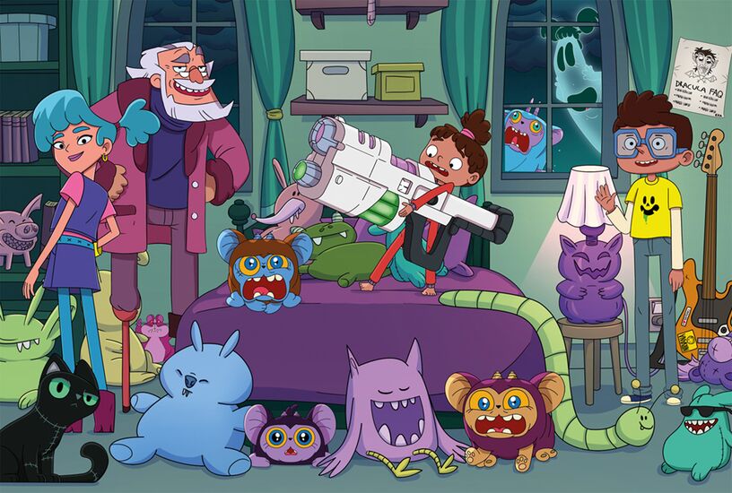 Motiv des Produkts - Bo als Monsterjäger