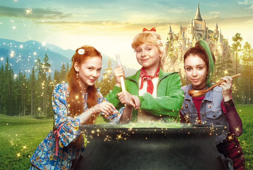 Motiv des Produkts - Das große Hexentreffen, Junghexen am Kessel