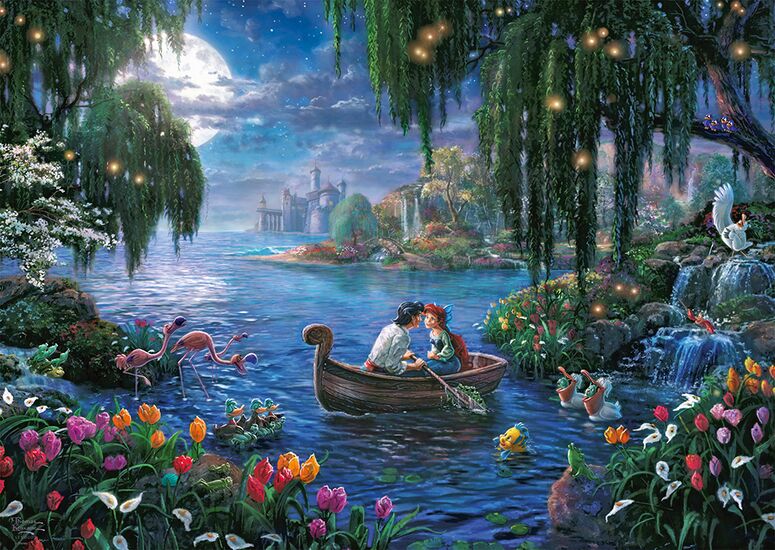 Motif du produit - The Little Mermaid and Prince Eric, 1000 pcs