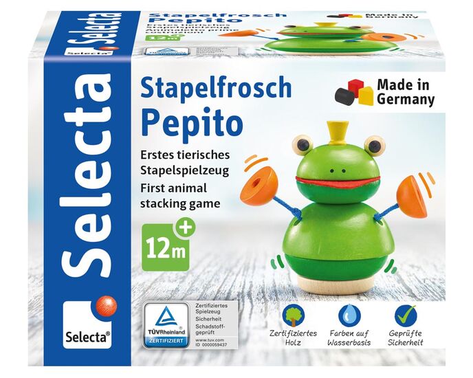 Product packshot - Stacking frog Pepito