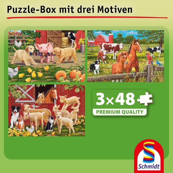 Another image of the product - Animals on the farm, 48 pcs