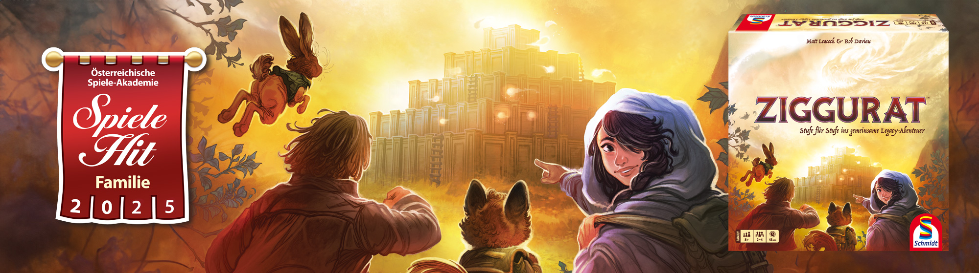 Ziggurat – Spiele Hit 2025 in der Kategorie "Familie"