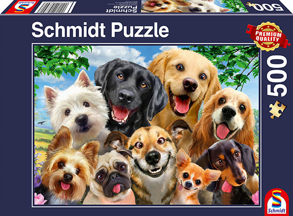 Dog Selfie 500 piece Jigsaw Puzzle 