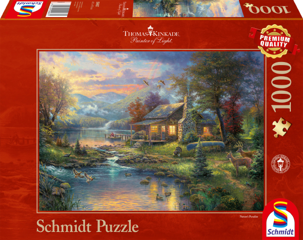 1000-Piece Schmidt Spiele 59467 Natures Paradise Puzzle 
