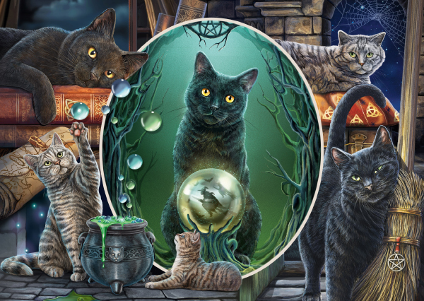 Magische Katzen Schmidt-Spiele 59665 Puzzle Lisa Parker 